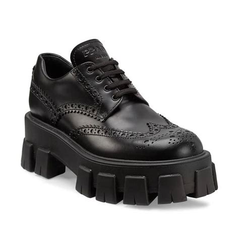 prada lug sole derby|Prada Monolith Lug Sole Derby (Women) .